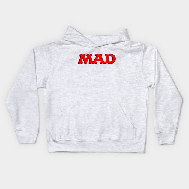 Vintage Mad Magazine Kids Hoodie by Native Culture